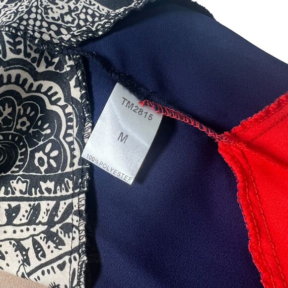 Etiquette Boutique Red and Black Maxi Halter Dress Size Medium NWT - Picture 7 of 11